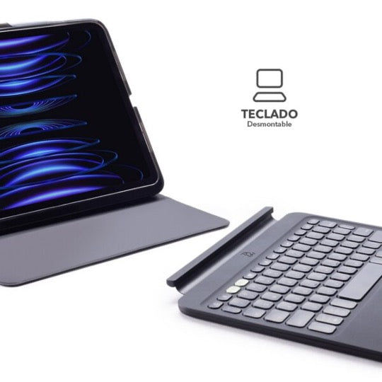 ZAGG Pro Keys 2 Wireless Keyboard for iPad Air 11 (M2 Chip) - Slim Bluetooth Keyboard with Backlit Keys for Work, Travel & Home Office Use