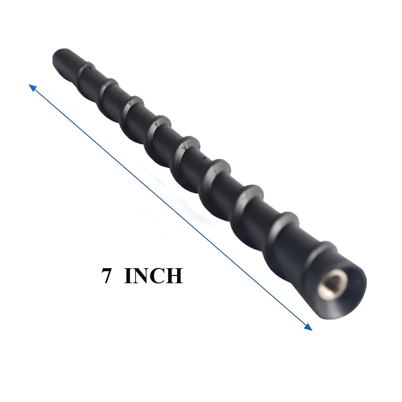 7 Inch Short Rubber Truck Antenna Compatible with Ford F-150 (2009-2025) & Bronco (2021-2025) - Improved Car Radio Reception Replacement Accessory | Perfect for Off-Roading & Daily Commuting