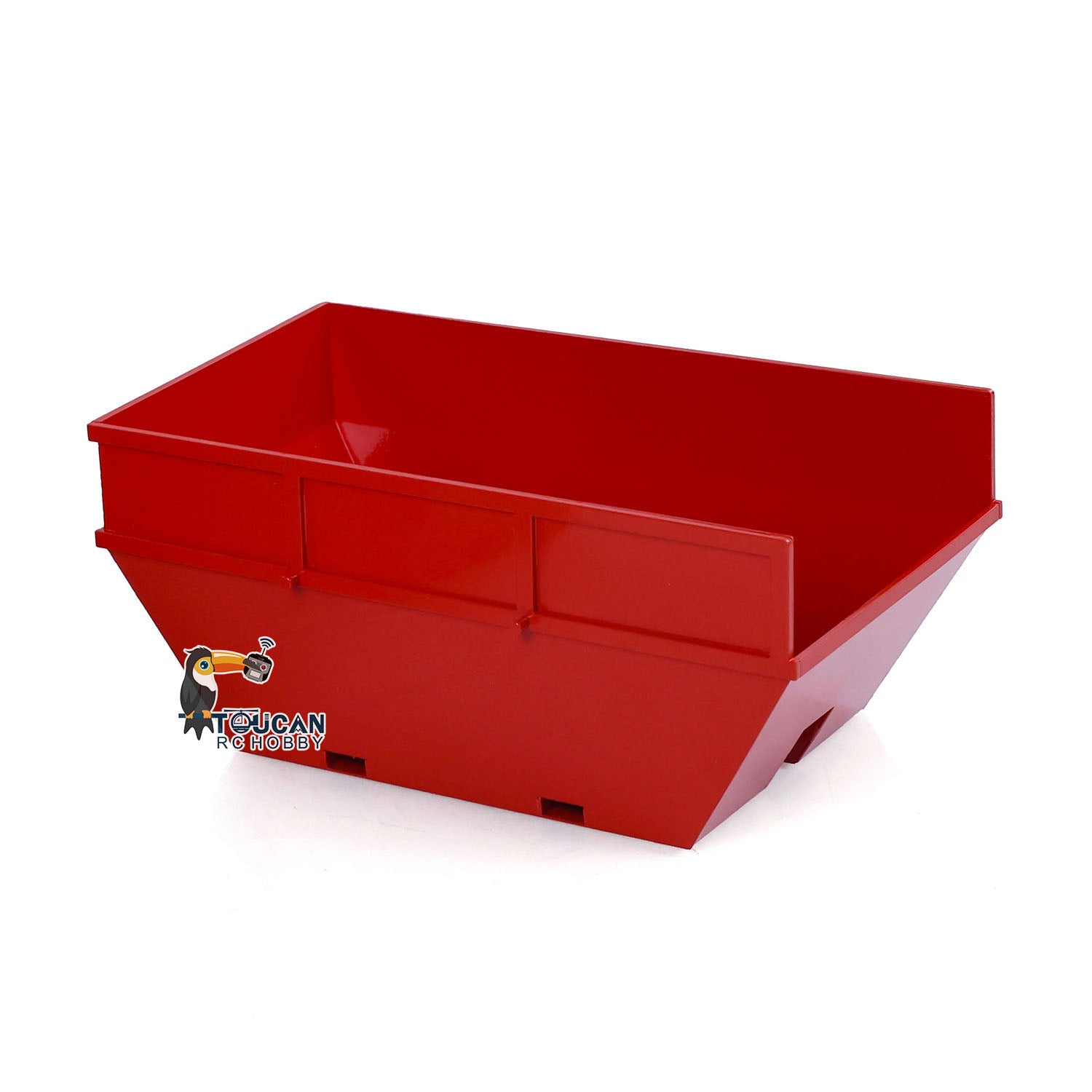 VL18U Hydraulic RC Skip Loader Swing Arm - Metal Small Bucket for Remote Controlled Construction Vehicle Simulation Car - Perfect for Construction Site Play & Model Collection