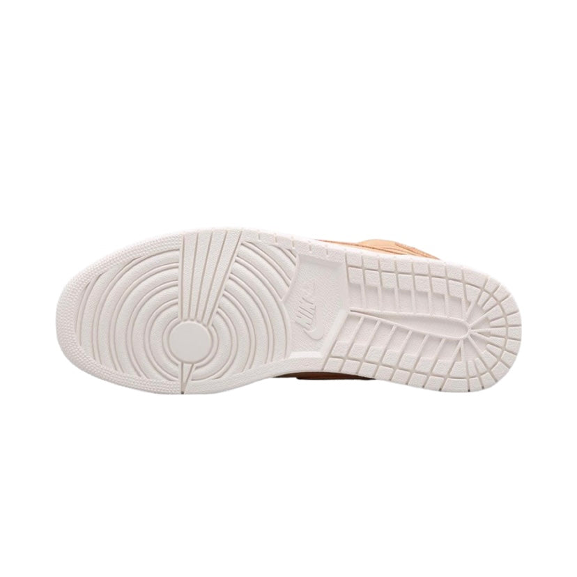 Air Jordan 1 Pinnacle 'Vachetta Tan' Sneakers - Premium Leather Basketball Shoes for Men in Tan/Sail White - Perfect for Streetwear, Casual Outfits & Sneaker Collectors