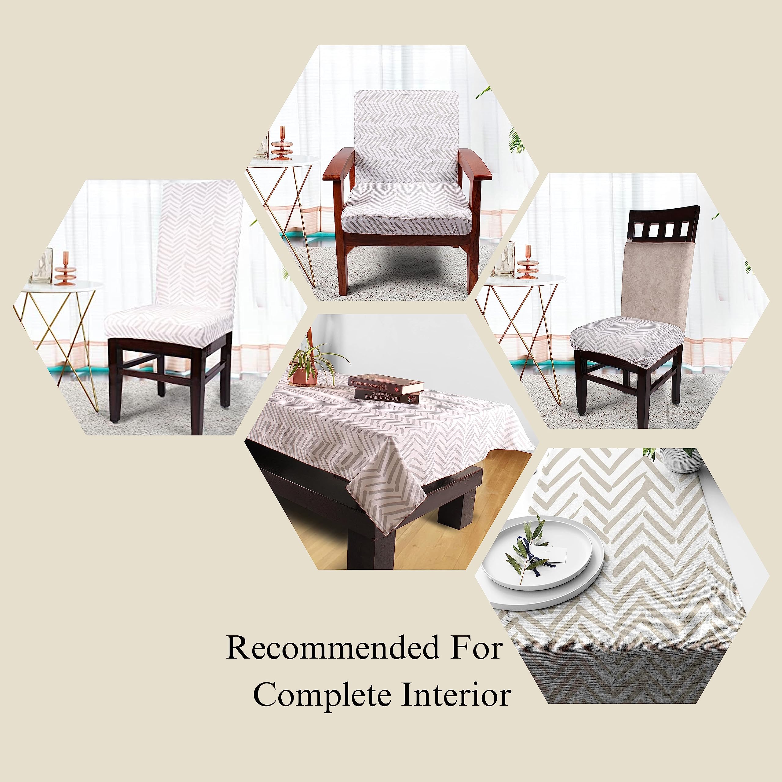 Umi Arrow Stripe Printed Poly Cotton Table Runner & Bed Runner - 13x60 Inches with Tassels | 4-Seater Dining Table Decor & Bedroom Accent | Perfect for Weddings, Holidays & Home Decor