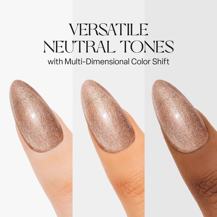 Apres Gel-X Cat Eye Nail Polish - South Node CE12 | Long-Lasting & Glittery Gel Manicure for Salon-Quality Nails at Home | Perfect for Parties, Weddings & Special Occasions