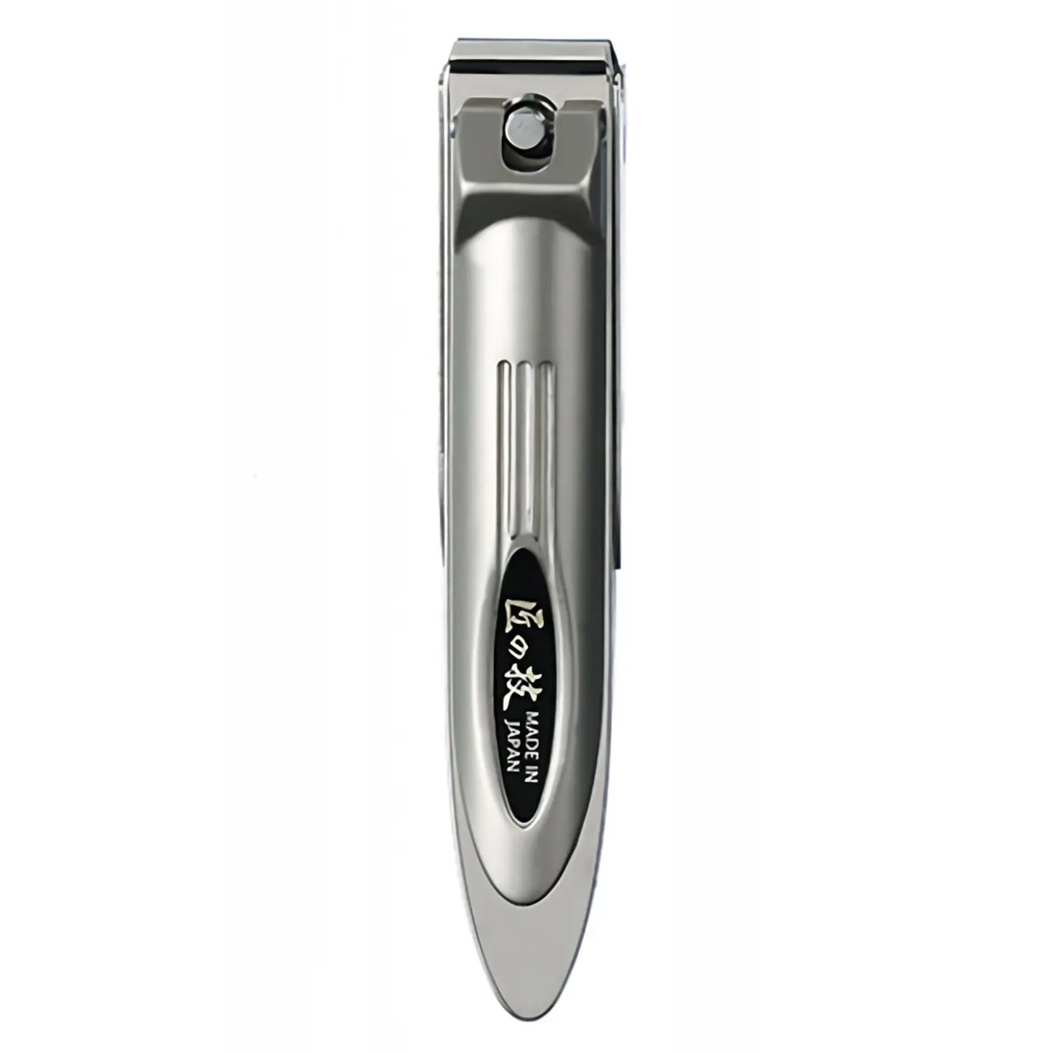 Premium Stainless Steel Straight Blade Nail Clippers with Catcher - Green Bell Takuminowaza Professional Nail Trimmer for Men & Women - Perfect for Home, Travel, and Salon Use