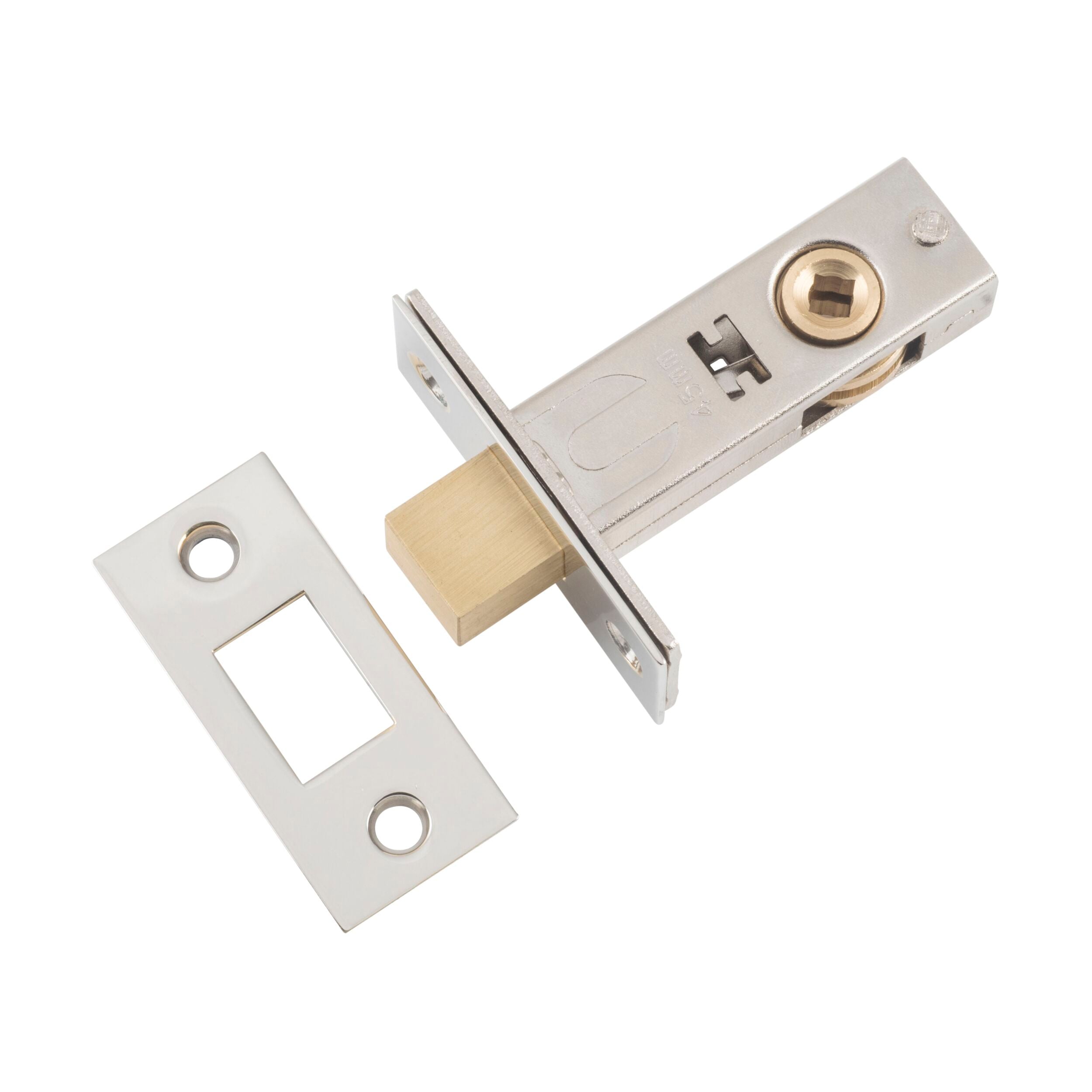 6233 Privacy Bolt - Polished Nickel Finish, 45mm Backset - Secure & Stylish Door Lock for Bedrooms, Bathrooms & Private Spaces