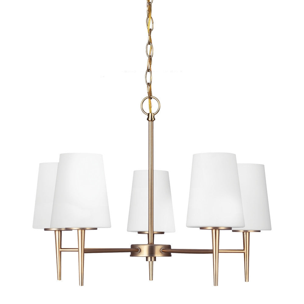 Driscoll Chandelier - Elegant Crystal Ceiling Light Fixture for Dining Room & Bedroom | Modern Home Decor Lighting