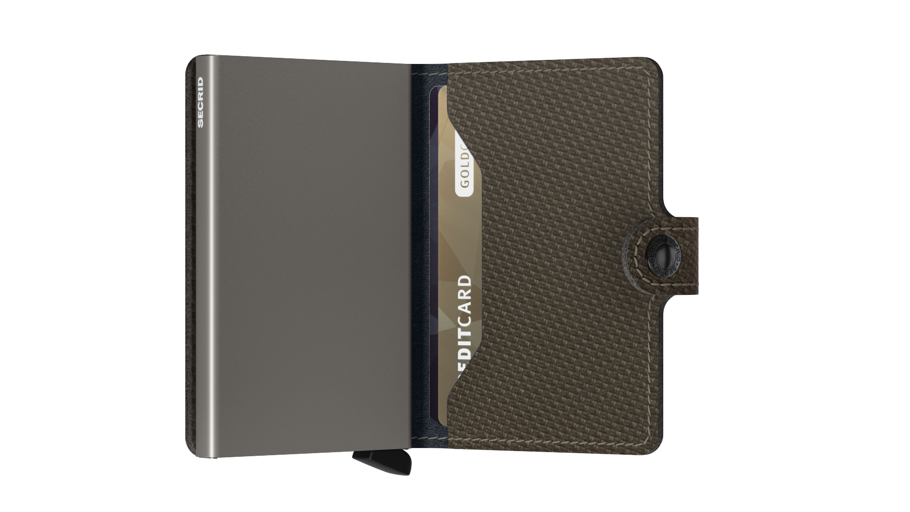 SECRID Mini Wallet Carbon - Slim RFID Blocking Card Holder for Men & Women - Perfect for Travel, Business & Everyday Use
