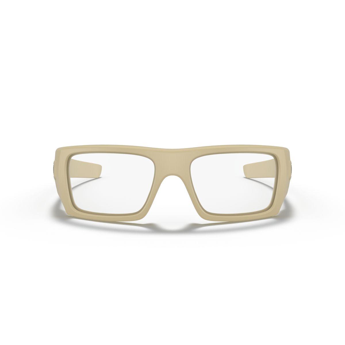 Oakley SI Ballistic Det Cord Sunglasses - Desert Tan/Clear Lens - Military & Tactical Eyewear for Outdoor Sports & Adventure - Model 0OO9253 925317