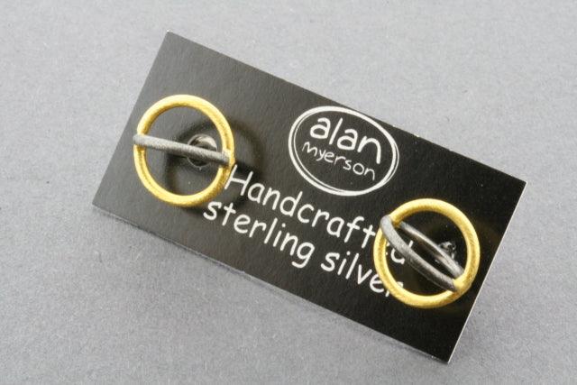 Oxidized & Gold Plated Global Stud Earrings for Women - Trendy Boho Chic Jewelry - Perfect for Parties, Weddings & Everyday Wear
