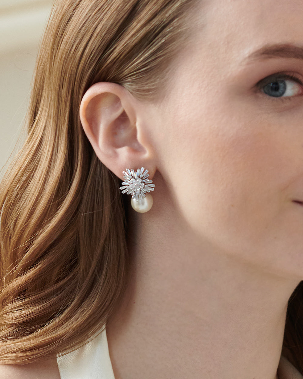 Matilda Pearl Earrings for Women - Elegant Freshwater Pearl Stud Earrings - Perfect for Weddings, Parties & Everyday Wear