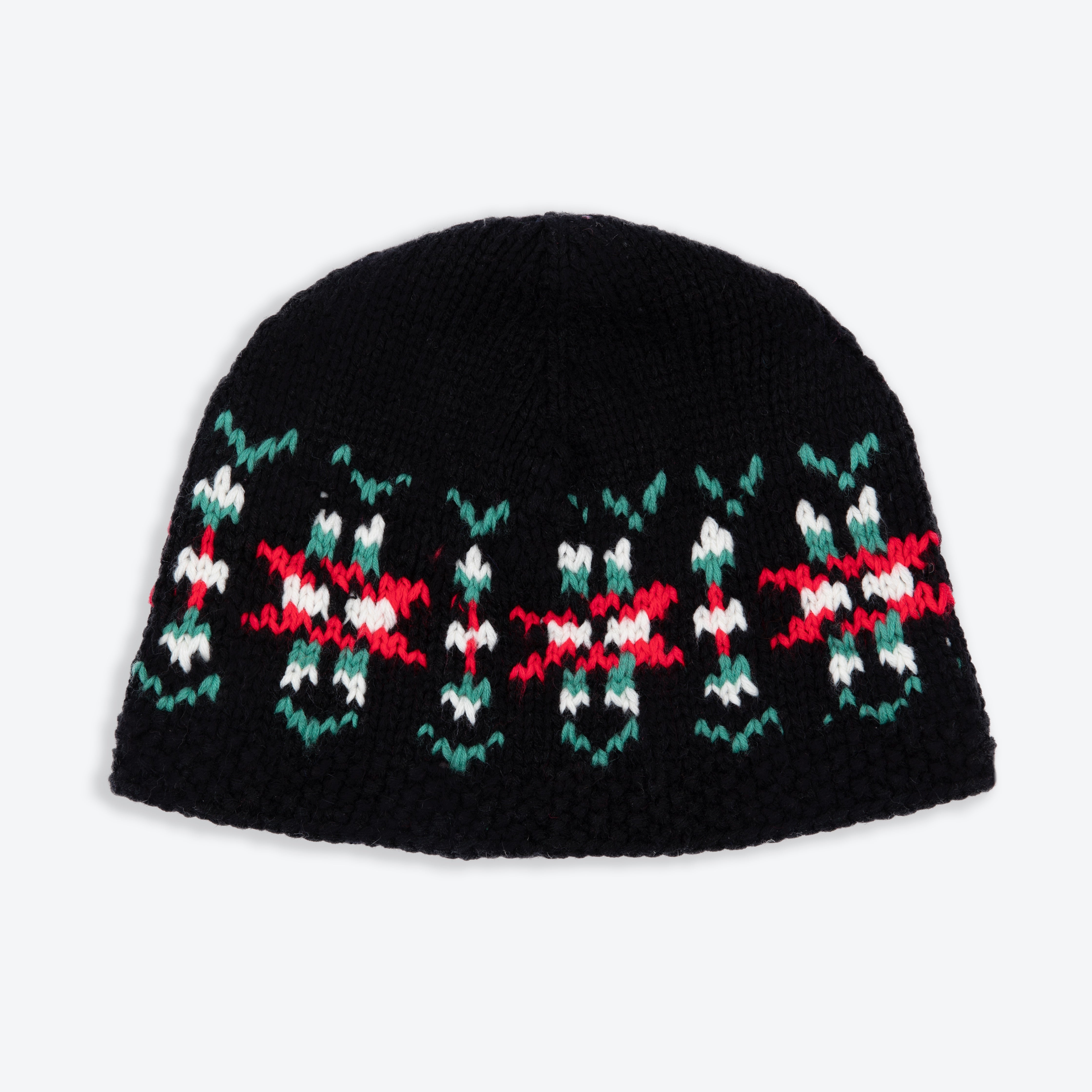 Lowie Hand Knitted Fair Isle Beanie for Women & Men - Warm Winter Hat with Nordic Patterns - Perfect for Skiing, Snowboarding & Outdoor Activities