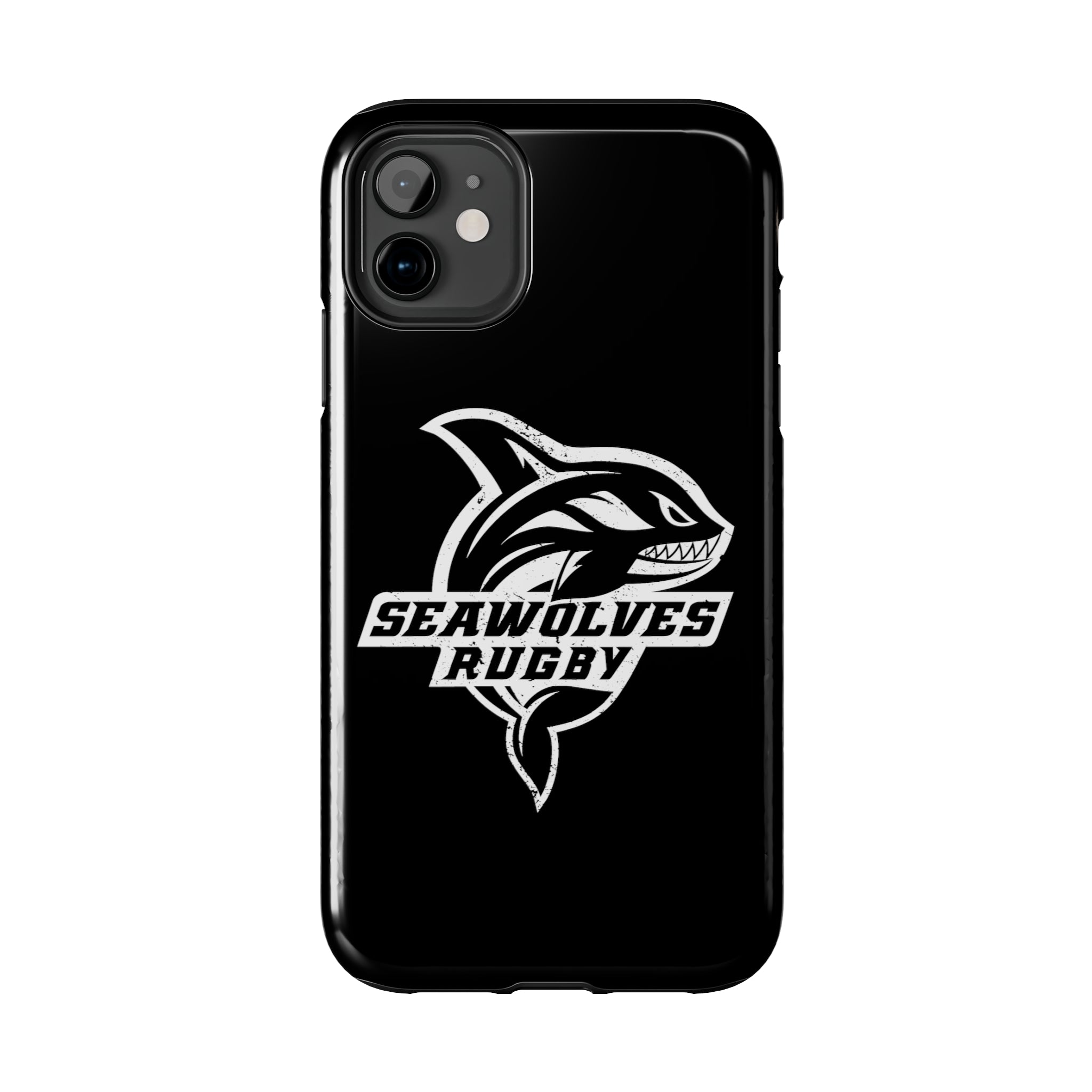 Seawolves Black Rugged Phone Case - Durable & Shockproof Protection for iPhone & Android - Perfect for Outdoor, Sports & Daily Use