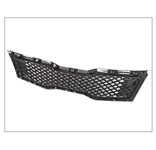 ZMAUTOPARTS OE Style Front Bumper Upper Hood Grille Grill Black/Chrome Trim Compatible with 2011-2013 Kia Optima - Perfect for Car Restoration & Custom Upgrades