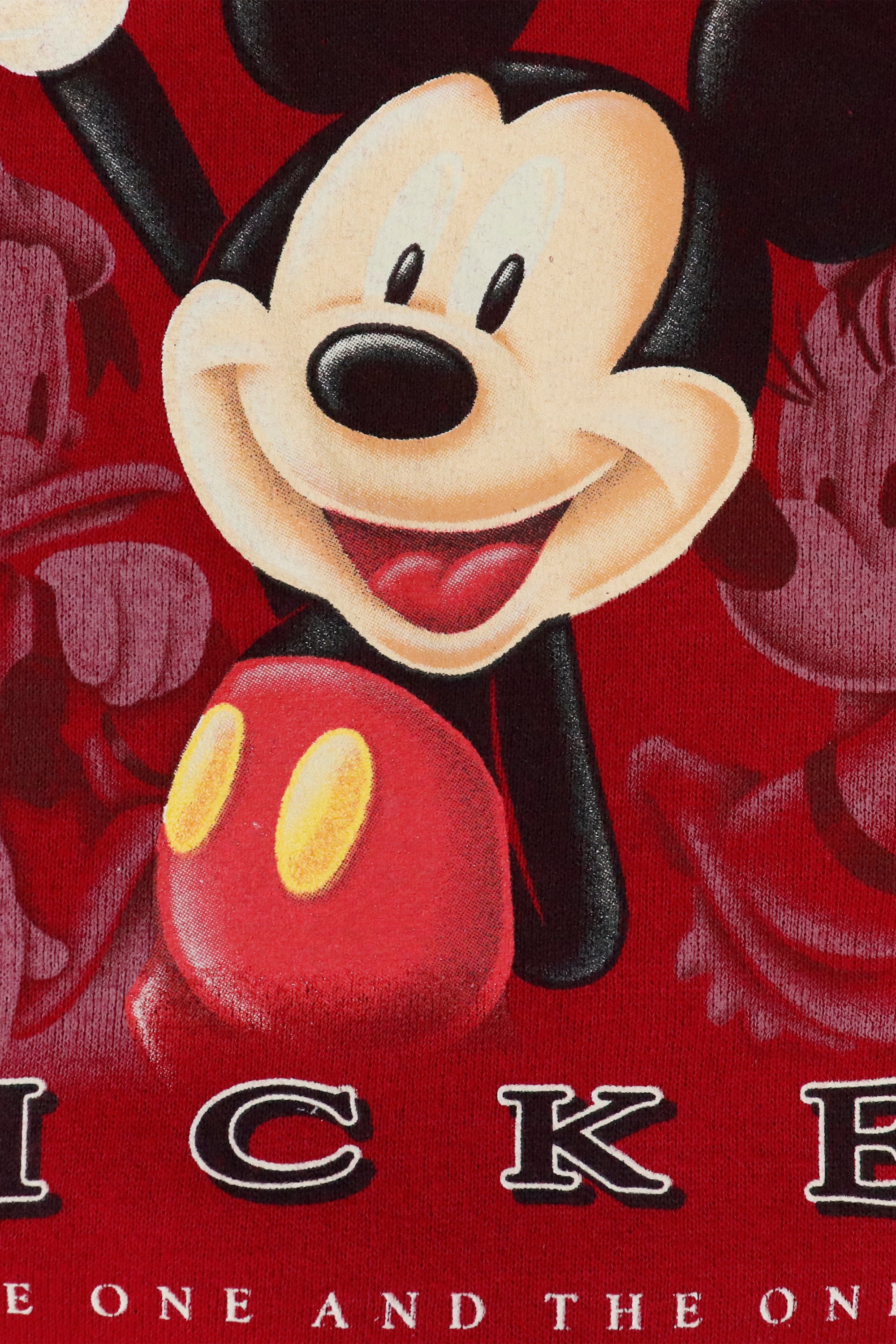 Vintage Mickey Mouse The One And Only Sweatshirt - Disney Retro Graphic Pullover Hoodie for Men & Women - Perfect for Disney Fans, Theme Parks & Casual Wear