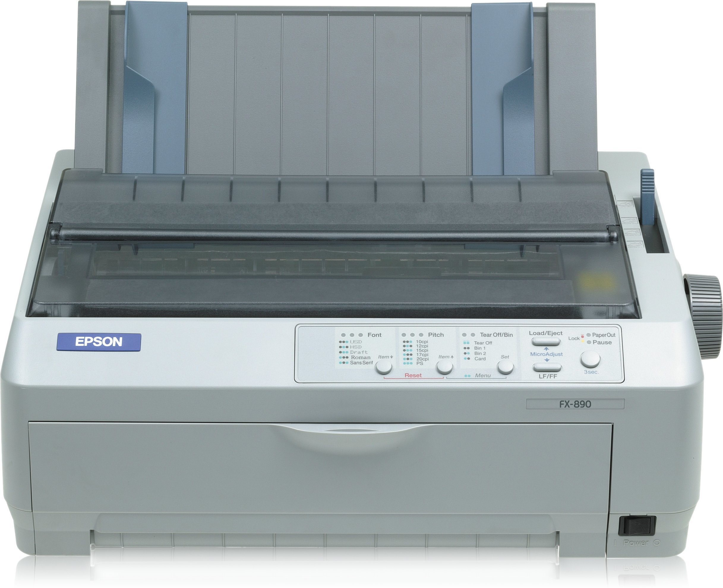 Epson FX-890 Dot Matrix Impact Printer - High-Speed 24-Pin Printer for Invoices, Shipping Labels & Multipart Forms | Ideal for Warehouse, Retail & Office Use