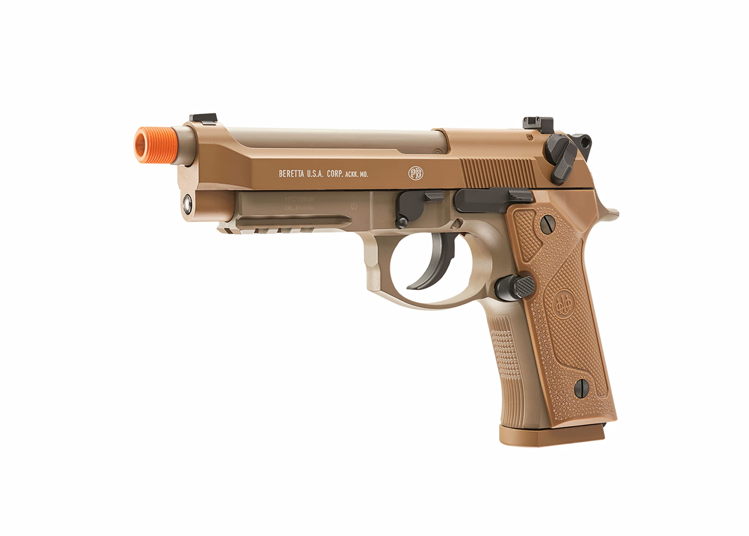 Umarex Beretta M9A3 Blowback Full Auto 6mm BB Airsoft Pistol - Realistic CO2 Powered Air Gun for Target Shooting & Training