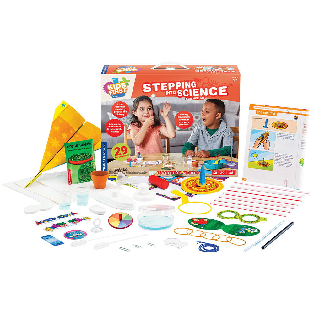 Kids First Stepping into Science Kit - Fun STEM Learning Toys for Children Ages 5+ | Perfect for Home Experiments, Classroom Activities & Birthday Gifts