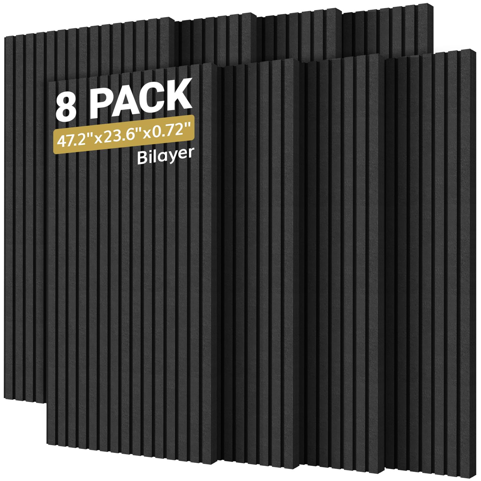 TONOR 8-Pack Large Self-Adhesive Acoustic Panels - 47.2