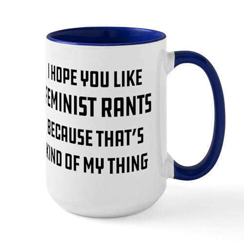 White/Navy Inside - Feminist Rants