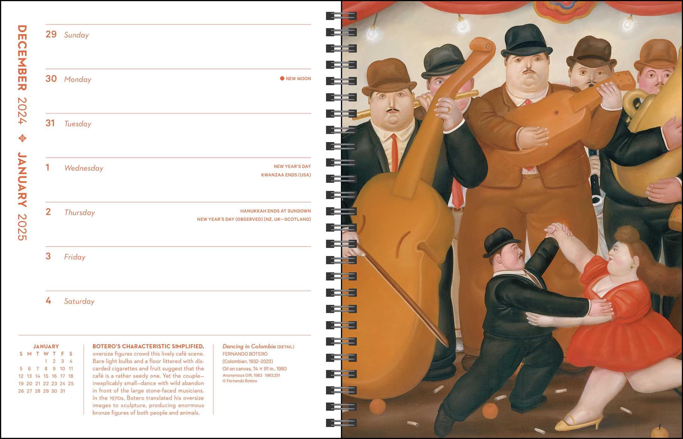 2025 Masterpieces 12-Month Engagement Planner - Perfect for Work, School & Personal Organization | Beautiful Art-Inspired Calendar for Daily Planning & Goal Tracking