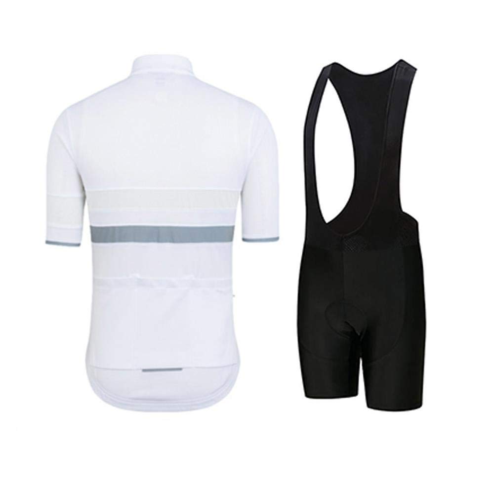 Men's Cycling Jersey & Bib Shorts Set - Quick-Dry, Full-Zip Road Bike Clothing Kit for Comfortable Bicycle Riding | Perfect for Road Racing, Training & Outdoor Cycling