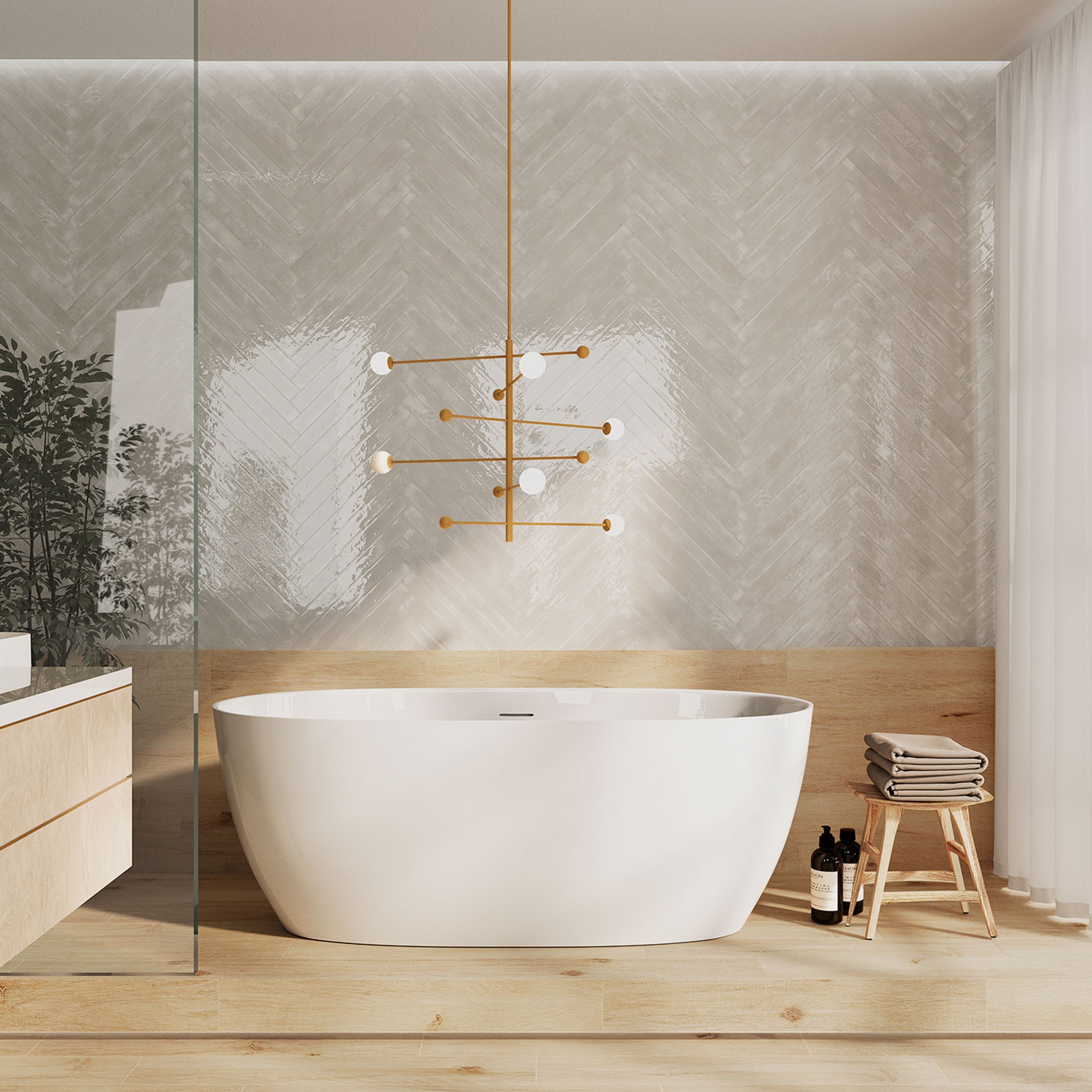 Makalu Zellige Porcelain Wall Tile - Spanish Chroma Style for Kitchen Backsplash & Bathroom Decor