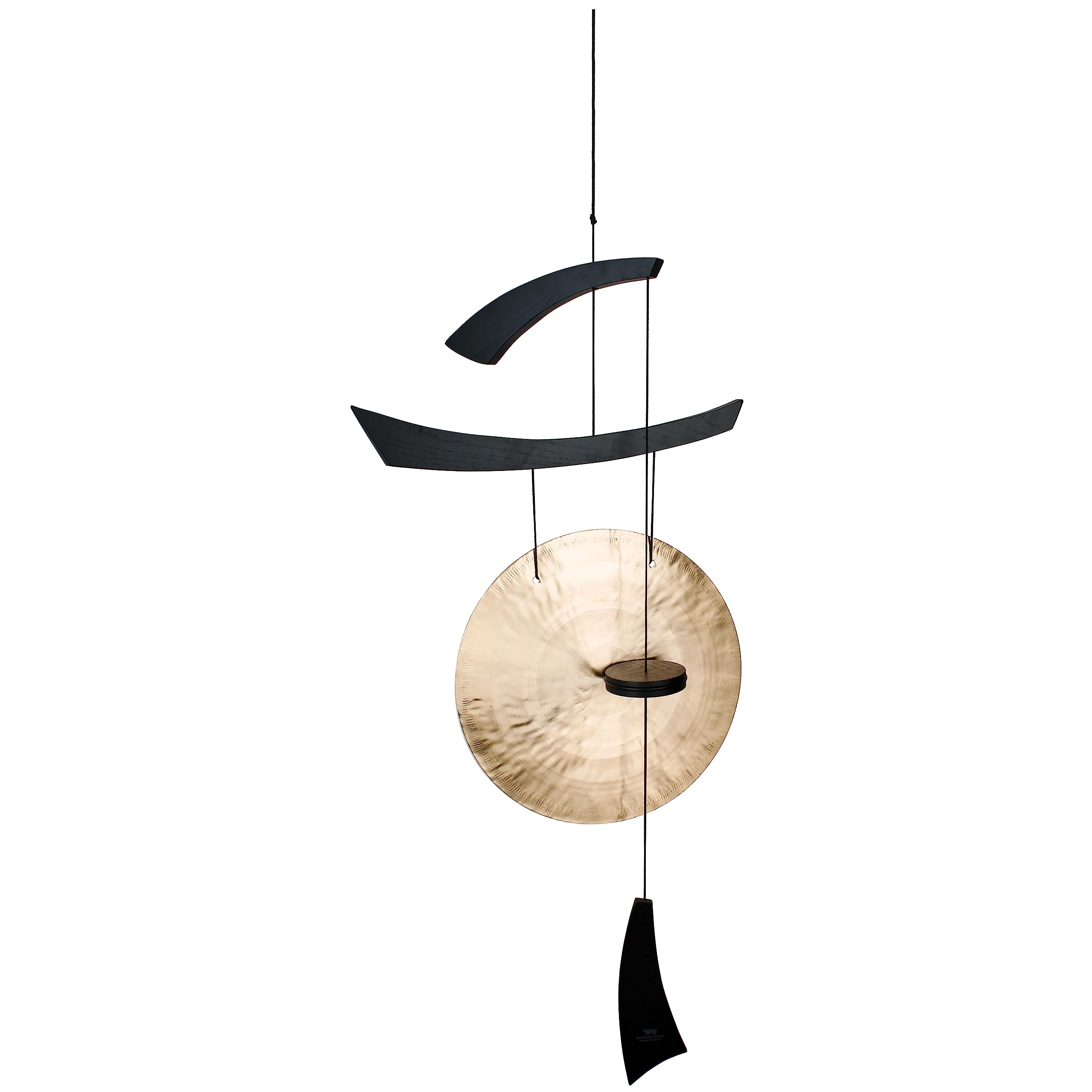 Woodstock Emperor Gong Large Black Wind Chimes - 50