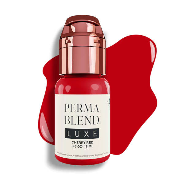 Perma Blend Luxe Cherry Red Pigment - Professional Tattoo Ink for Vibrant & Long-Lasting Color - Perfect for Tattoo Artists & Permanent Makeup