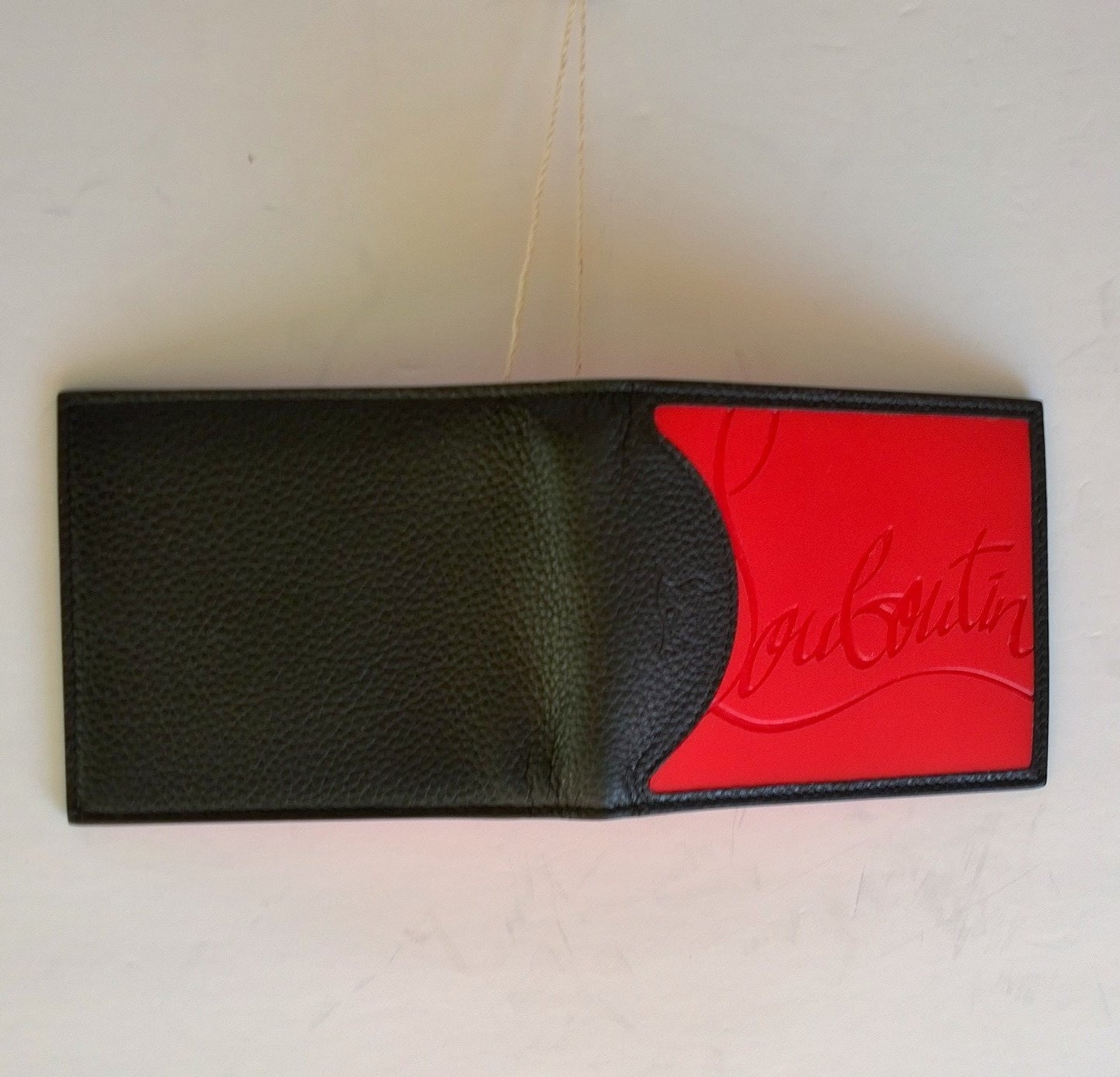 Christian Louboutin Coolcard Leather Wallet for Men - Luxury Red Sole Design Wallet with RFID Protection - Perfect for Business, Travel & Everyday Use