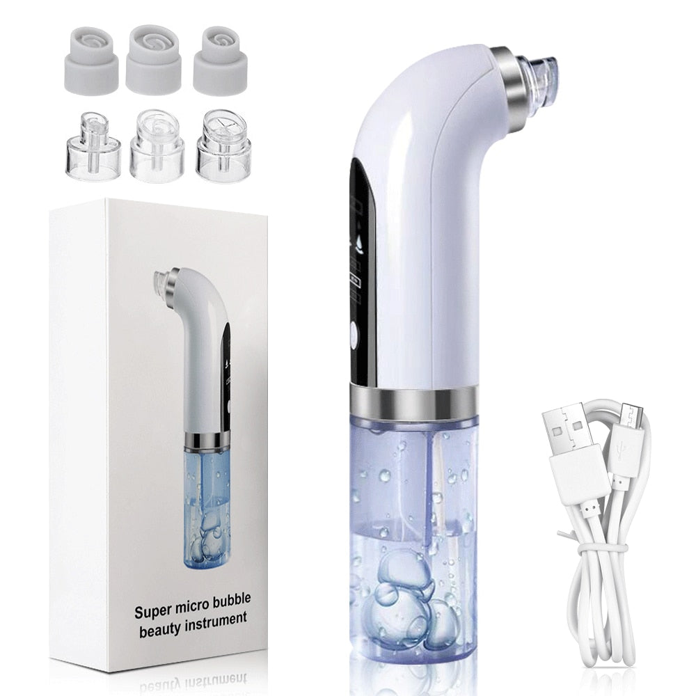 Professional USB-Powered Blackhead Remover Vacuum - Portable Pore Cleaner for Face & Nose - Perfect for Home Spa & Skincare Routine