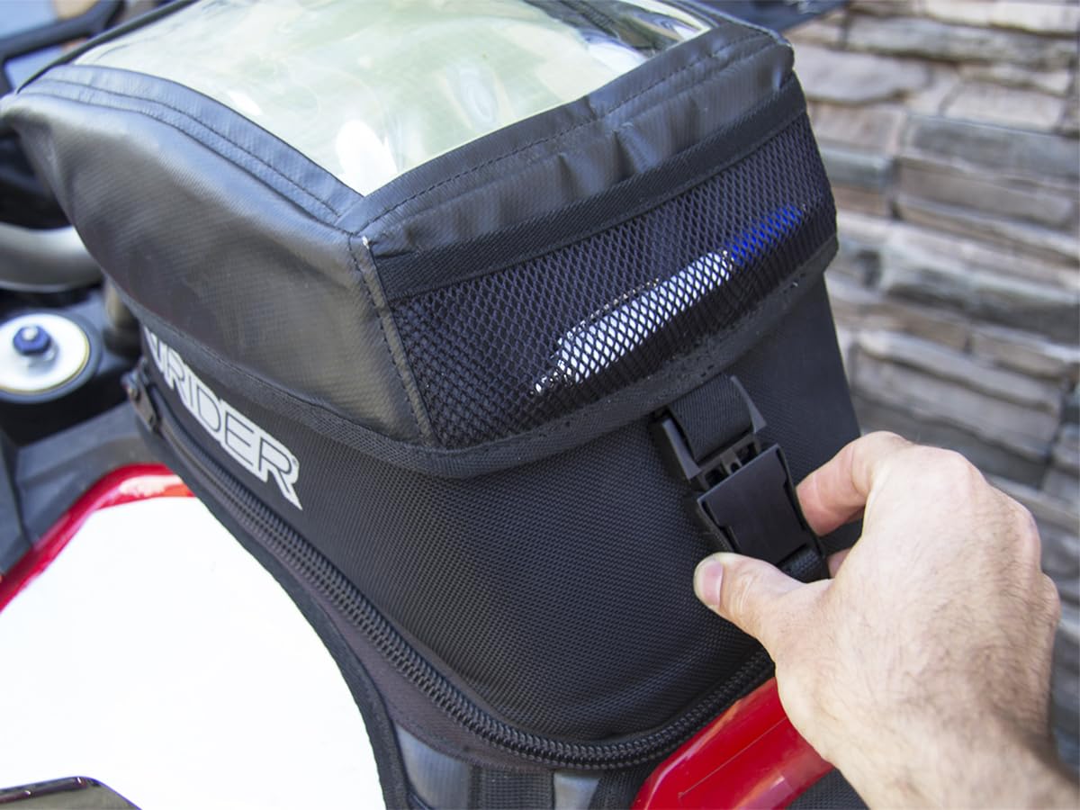 Premium Hemisphere Tank Bag for Motorcycles - Waterproof & Durable Motorcycle Storage - Perfect for Commuting, Touring & Adventure Rides
