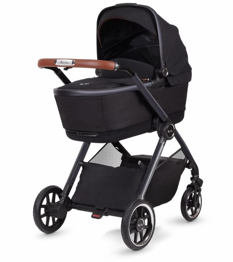 Silver Cross Reef Stroller with Folding Bassinet - Lightweight Compact Travel Baby Stroller for Newborns & Toddlers - Perfect for Shopping, Travel & Daily Walks