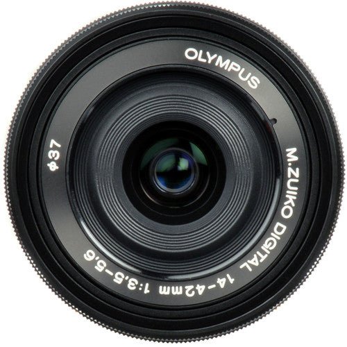 Olympus M.Zuiko Digital ED 14-42mm f/3.5-5.6 EZ Pancake Zoom Lens for Micro Four Thirds Cameras - Compact & Lightweight for Travel, Vlogging & Everyday Photography