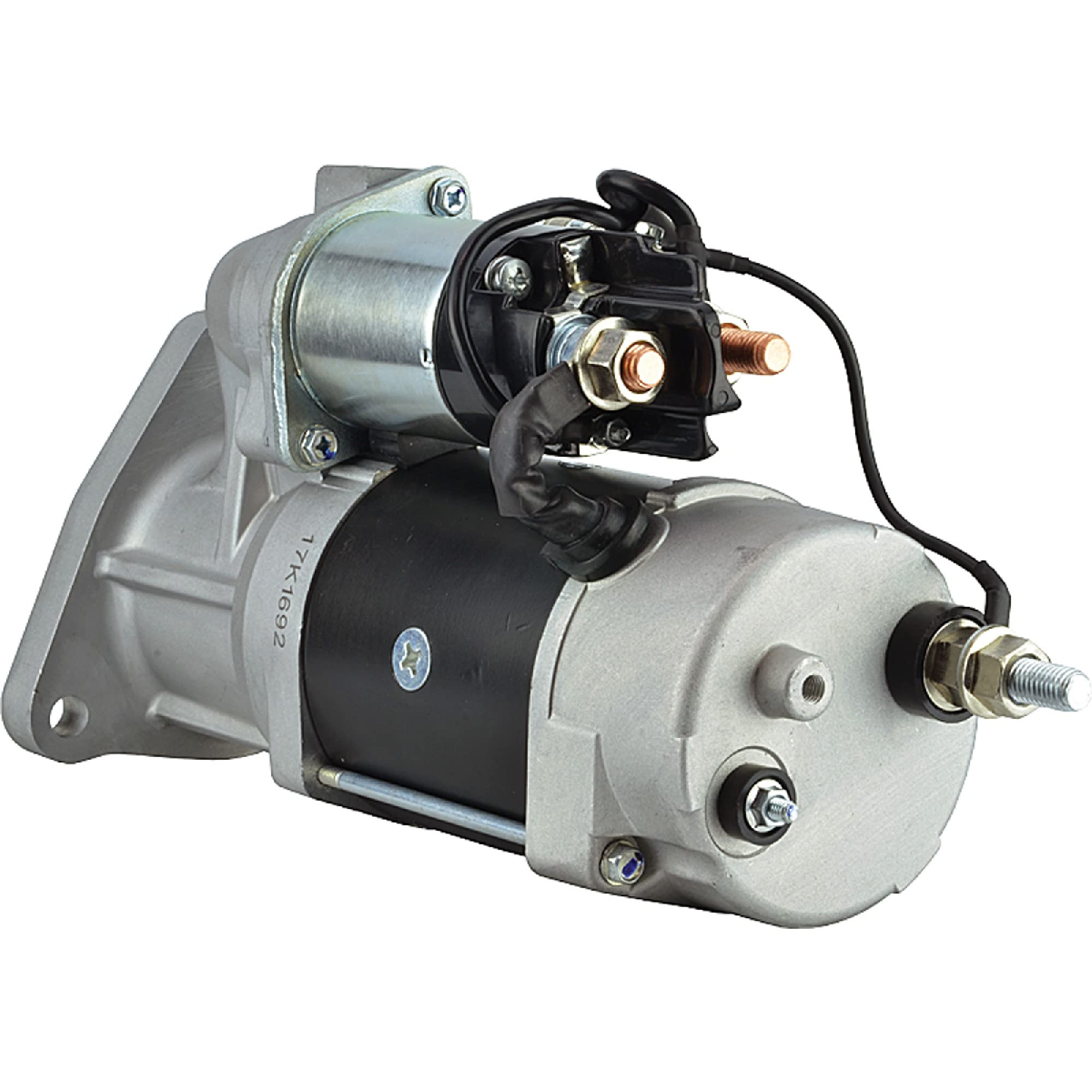DB Electrical ROTA0319 Starter Replacement for 12 Tooth 12V 9700 - Compatible with Volvo VAH, VHA, VHD, VNL, VNM, VNX Series (Fits Models 8200572, 8200611, 8200909) - Heavy Duty Truck & Semi-Tractor Engine Starter Motor