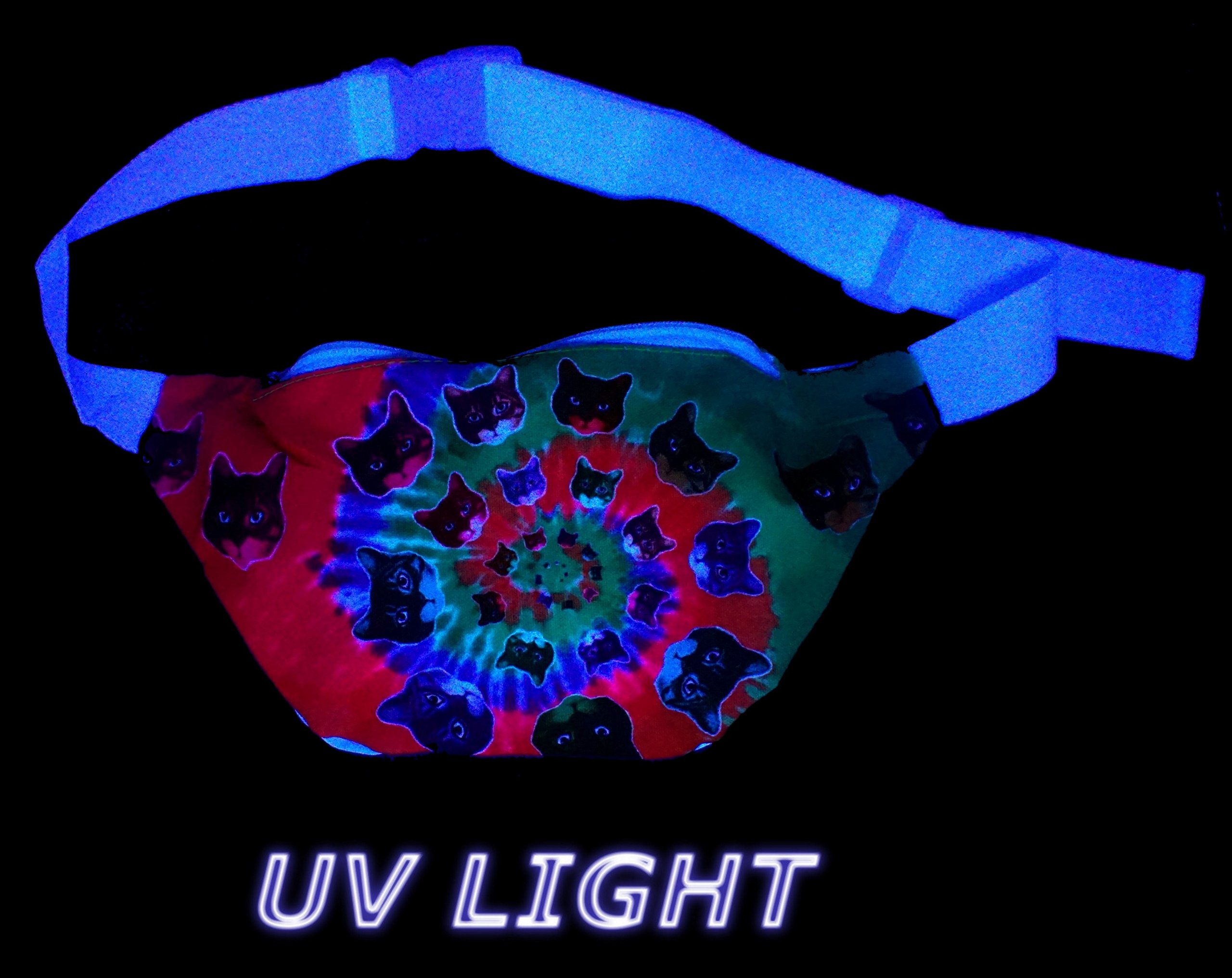 Funny 3D Cat Fanny Pack for Women & Men - Cute Cat Lover Waist Bag for Hiking, Travel & Festivals