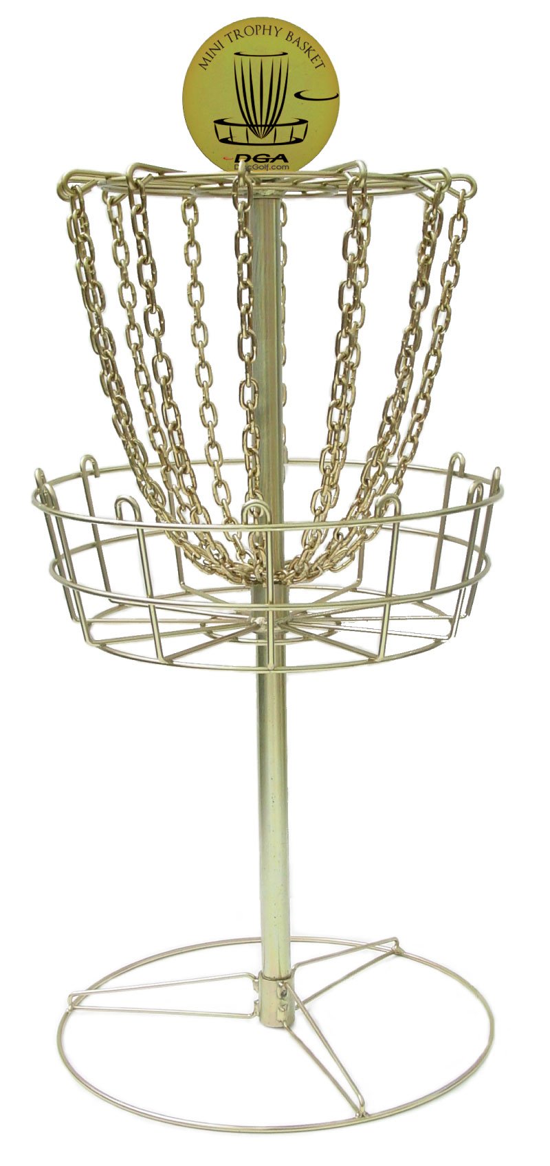 Portable Mini Disc Golf Basket - Practice & Training Disc Golf Target for Backyard, Park, or Indoor Use - Perfect for Beginners & Kids - Great as a Disc Golf Trophy or Gift