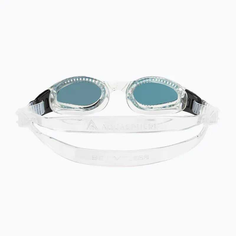 Aqua Sphere Kaiman A1 Swim Goggles - Transparent Frame & Smoke Lens for Swimming, Snorkeling, and Water Sports