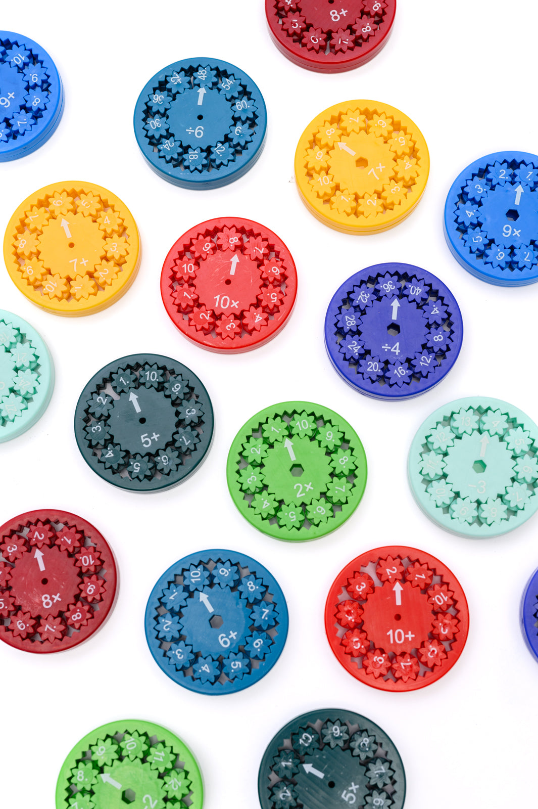 Math Fidget Spinner Set - Stress Relief & Focus Tool for Kids & Adults - Perfect for Classroom, Office & Home Use