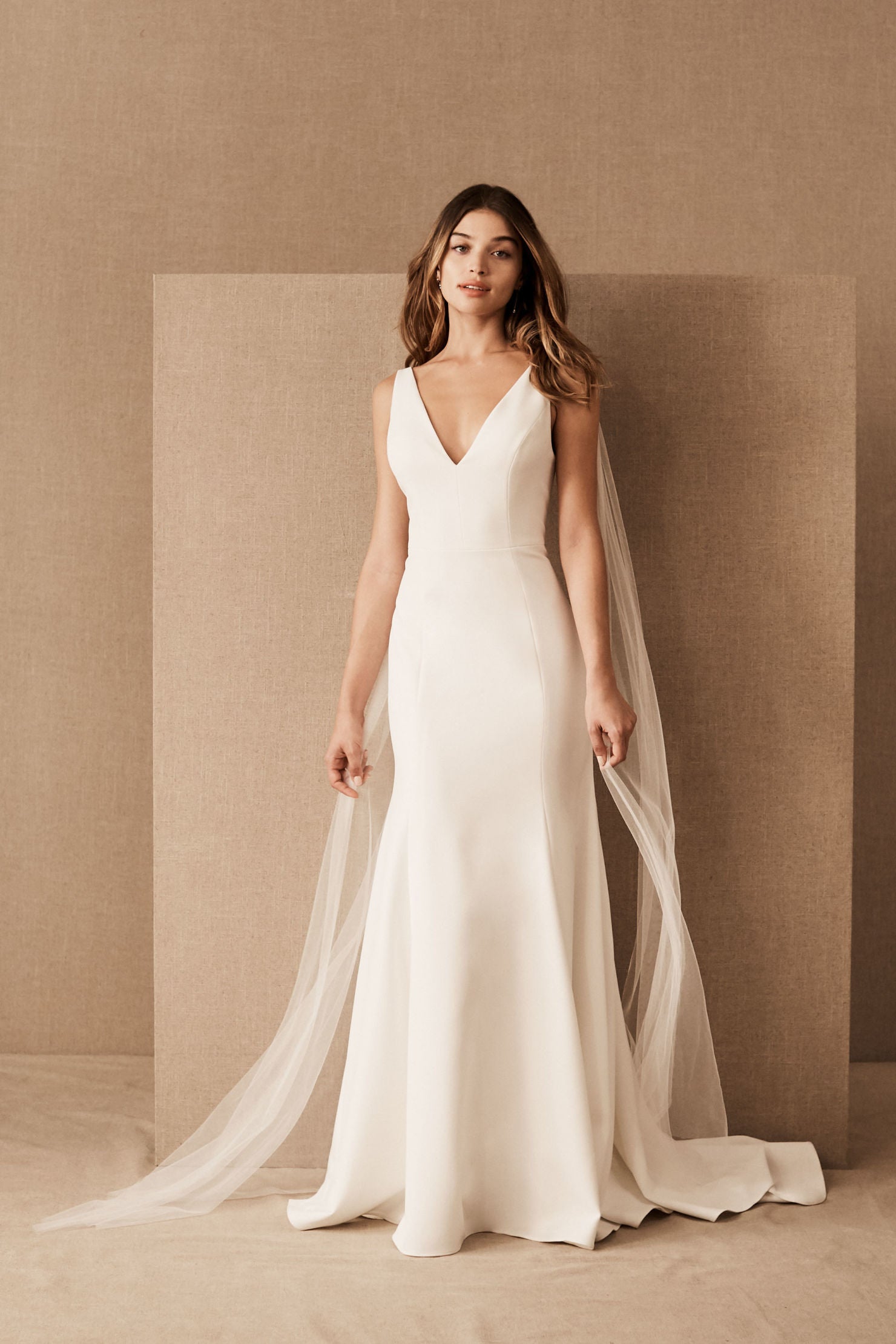 Jenny Yoo Tana Gown - Elegant A-Line Wedding Dress with Lace Appliques | Perfect for Bridal Ceremonies, Formal Events & Special Occasions