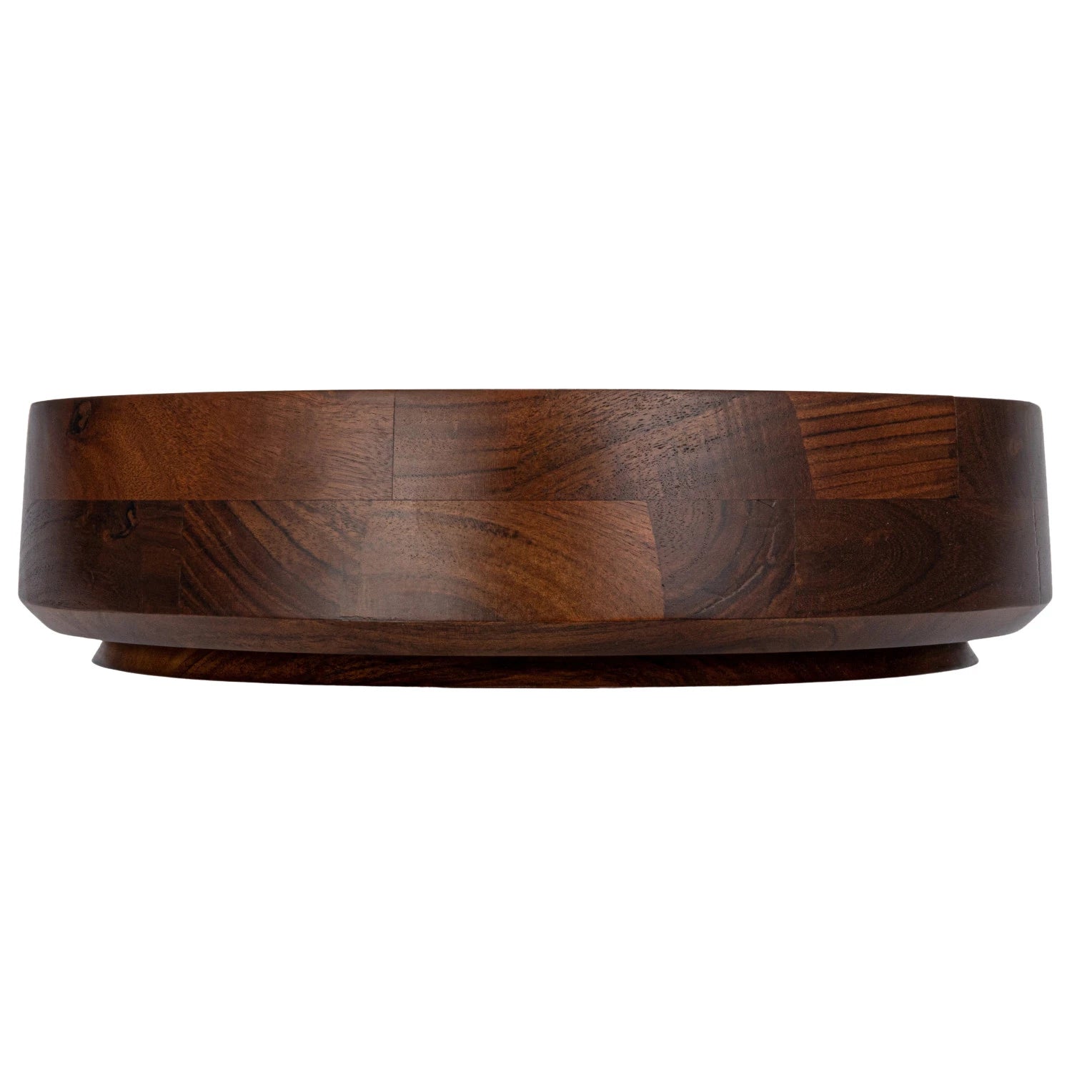 Handcrafted Acacia Wood Serving Bowl - Natural, Durable & Eco-Friendly for Salads, Fruits, Snacks & Entertaining