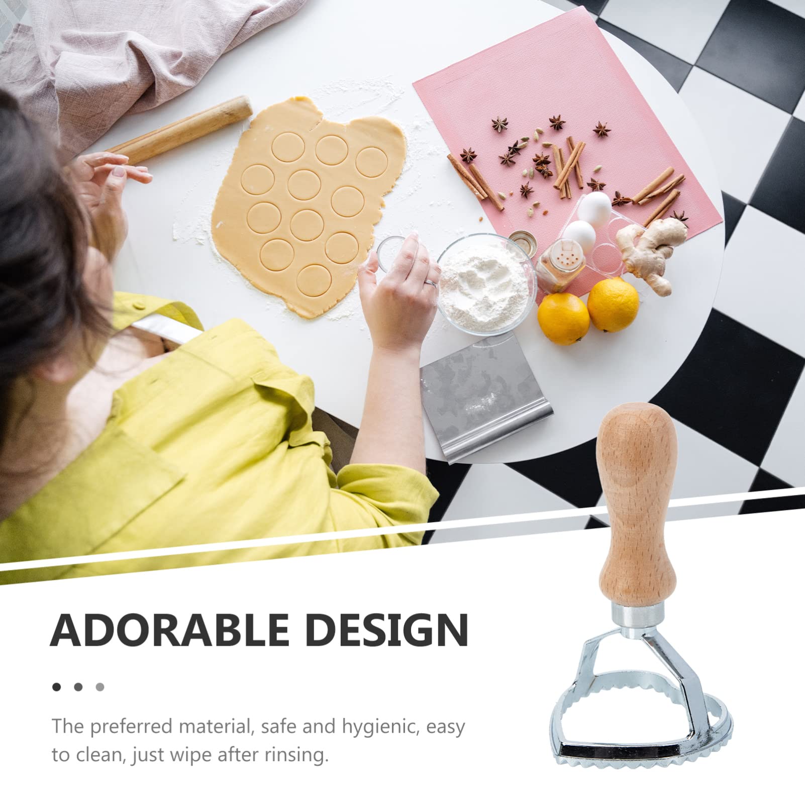 DIY Chocolate Molds & Dumpling Press Tool Set - Heart-Shaped Cookie Cutter, Ravioli Maker, Empanada & Pastry Crimper for Baking, Biscuits, Calzone, Pierogi | Perfect for Home Baking & Holiday Treats