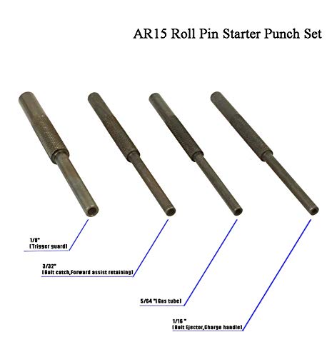 Professional Gunsmithing Roll Pin Starter Punch Set - 1 Pack | Essential Tool for Firearm Assembly & Repair | Perfect for Gunsmiths, DIY Enthusiasts & Home Workshops