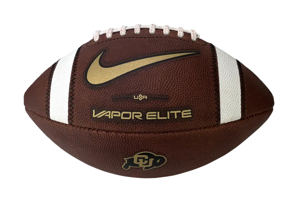 Official Nike Vapor Elite Game Model Football - Colorado Buffaloes Team Edition | Perfect for College Football Games, Training & Fan Collections