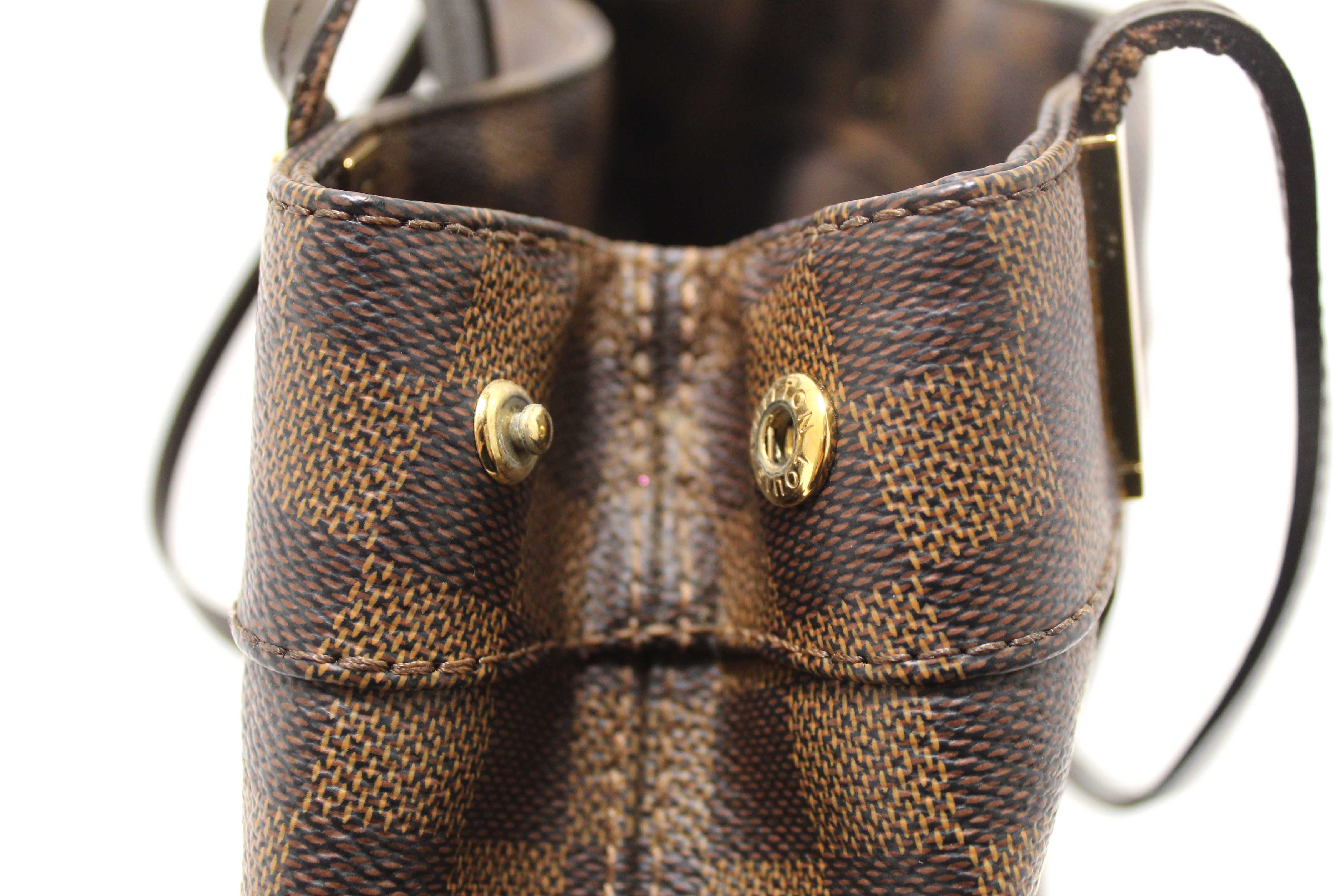 Authentic Louis Vuitton Damier Ebene Marylebone PM Shoulder Bag for Women - Luxury Designer Handbag with Crossbody Strap, Perfect for Work, Travel & Everyday Use