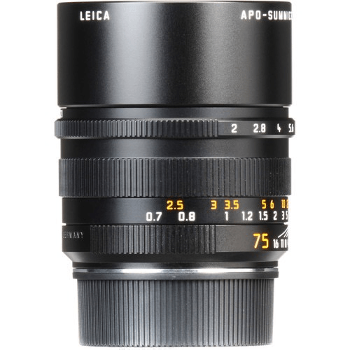 Leica APO Summicron M 75mm f/2.0 ASPH Manual Focus Lens for Portrait & Street Photography - Premium German Camera Lens for Leica M Mount Cameras