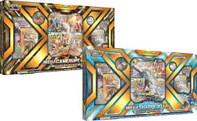 Mega Camerupt EX & Mega Sharpedo EX Premium Collection Set - 2 Pokemon TCG Boxes for Collectors & Battles - Perfect for Trading, Gaming & Display