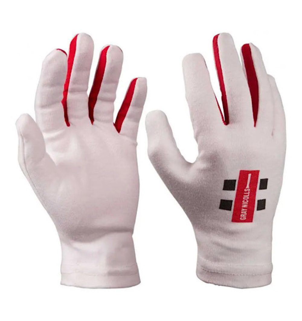Gray Nicolls Junior/Youth Full Finger Batting Gloves - Cricket Practice & Match Play for Young Players