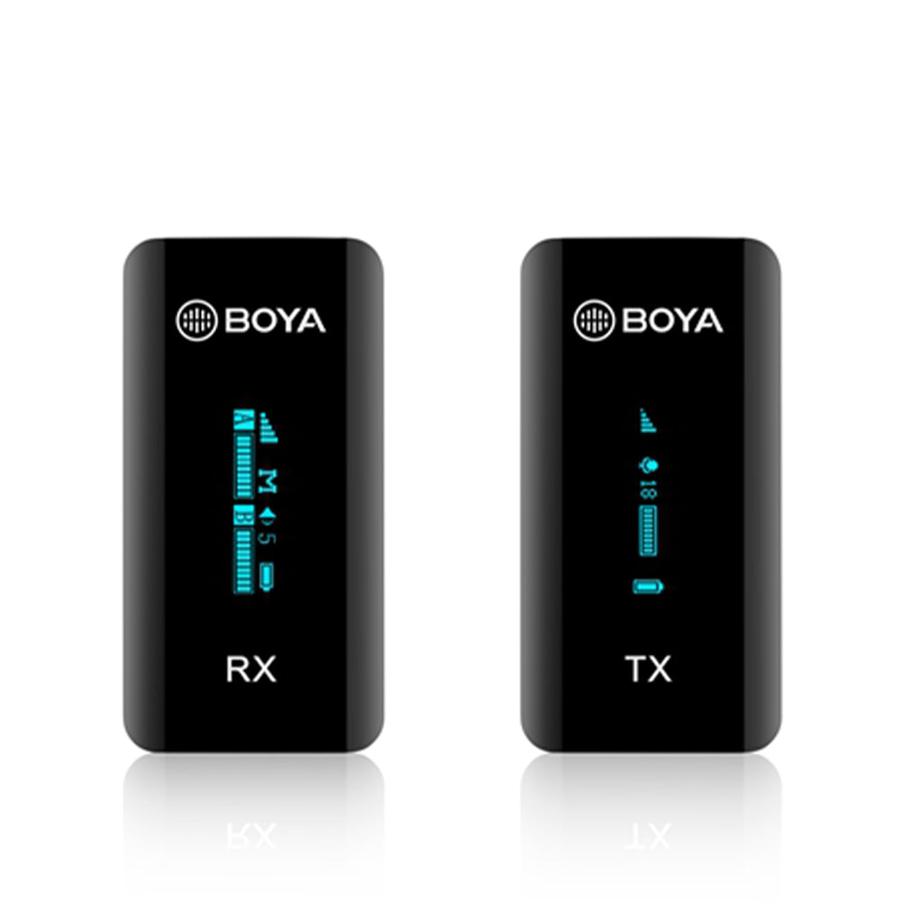 Boya BY-XM6 S1 Ultra Compact 2.4GHz Wireless Lavalier Microphone Kit - Perfect for YouTube Videos, Vlogging, Live Streaming & Interviews