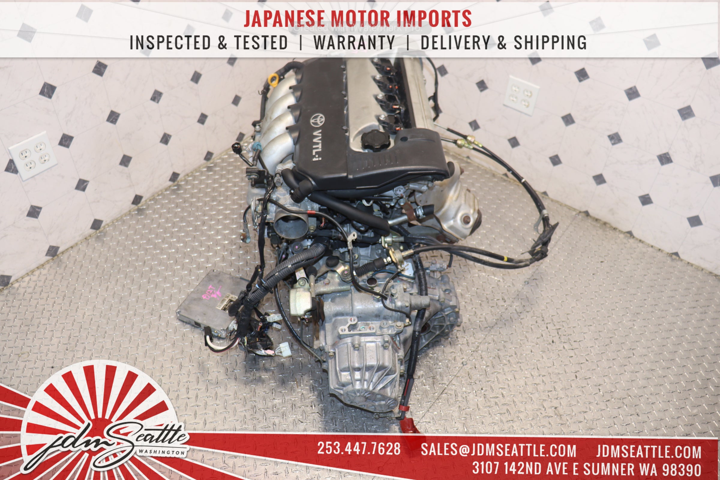 JDM 2000-2005 Toyota Celica GT-S 2ZZ-GE VVT-i Engine with 6-Speed Manual Transmission - High Performance Upgrade for Racing & Street Driving