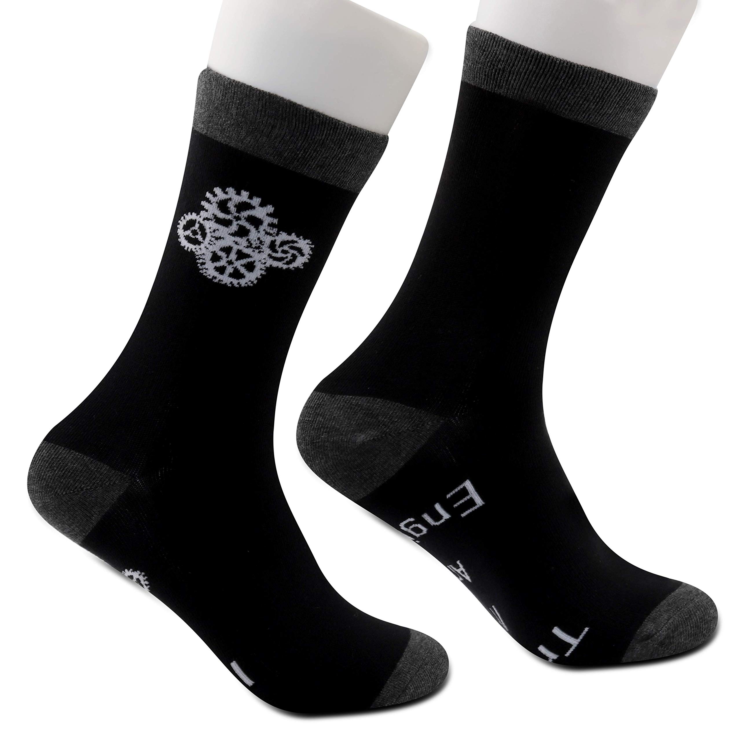 PXTIDY 2 Pairs Engineer Socks - Funny Mechanical Engineering Gifts for Men & Women - Trust Me I'm an Engineer Socks - Perfect for Engineers, Graduation Gifts & STEM Professionals