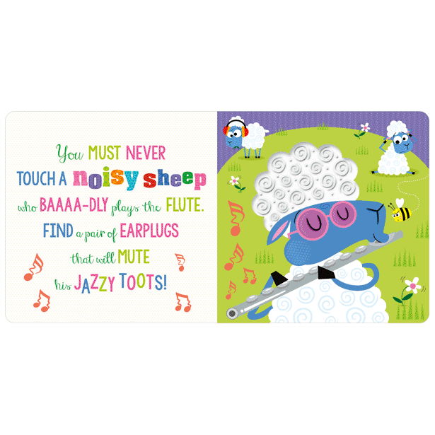 Never Touch a Noisy Chicken Interactive Board Book for Toddlers - Fun Sensory Learning & Early Childhood Development - Perfect for Storytime, Playtime & Baby Shower Gifts